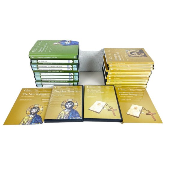 The Great Courses Lot (18 DVD sets/10 guidebooks) Religious Theological Like new - Picture 1 of 5